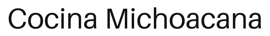 Cocina Michoacana